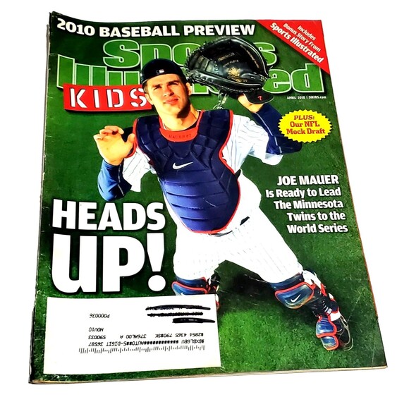 Joe Mauer Sports Illustrated For Kids Magazine Full Issue Cards Included MLB - Picture 1 of 16
